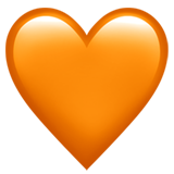 Orange Herz